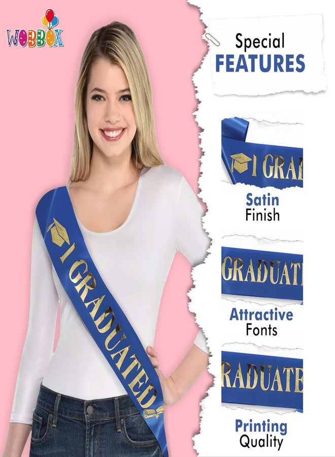 WOBBOX Graduation Sash, Graduate Sash, Graduated Sash, Graduation Party Decorations Items (FP4622) - Image 4